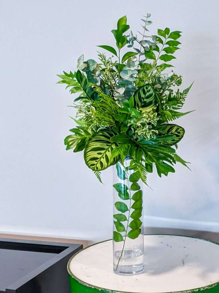 Minimalist Greenery Arrangements