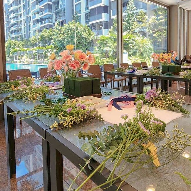 IMH Flower Arrangement Workshop Photo
