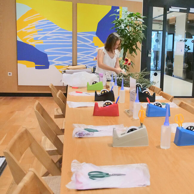 WeWork Floral Arrangement Workshop Photo 1